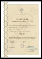 Сертификат о гражданстве